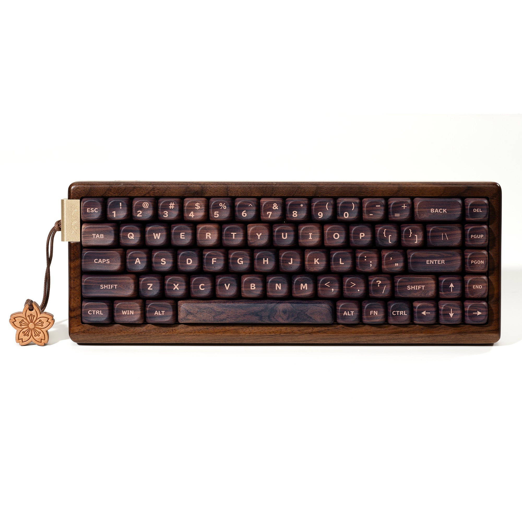 XVX MU68 FujiWave 65% VIA Wireless Wooden Mechanical Keyboard