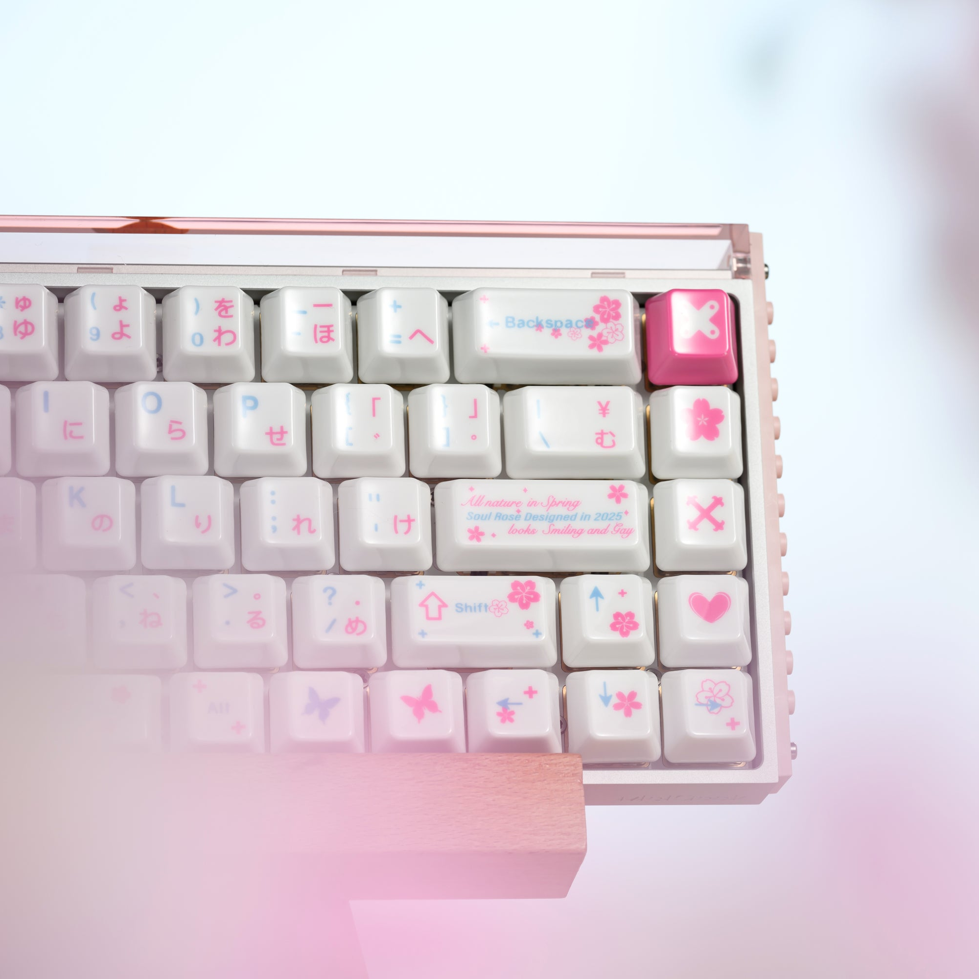 XVX x Soul Rose Mild Spring Ceramic Keycap Set | XVX Keyboard