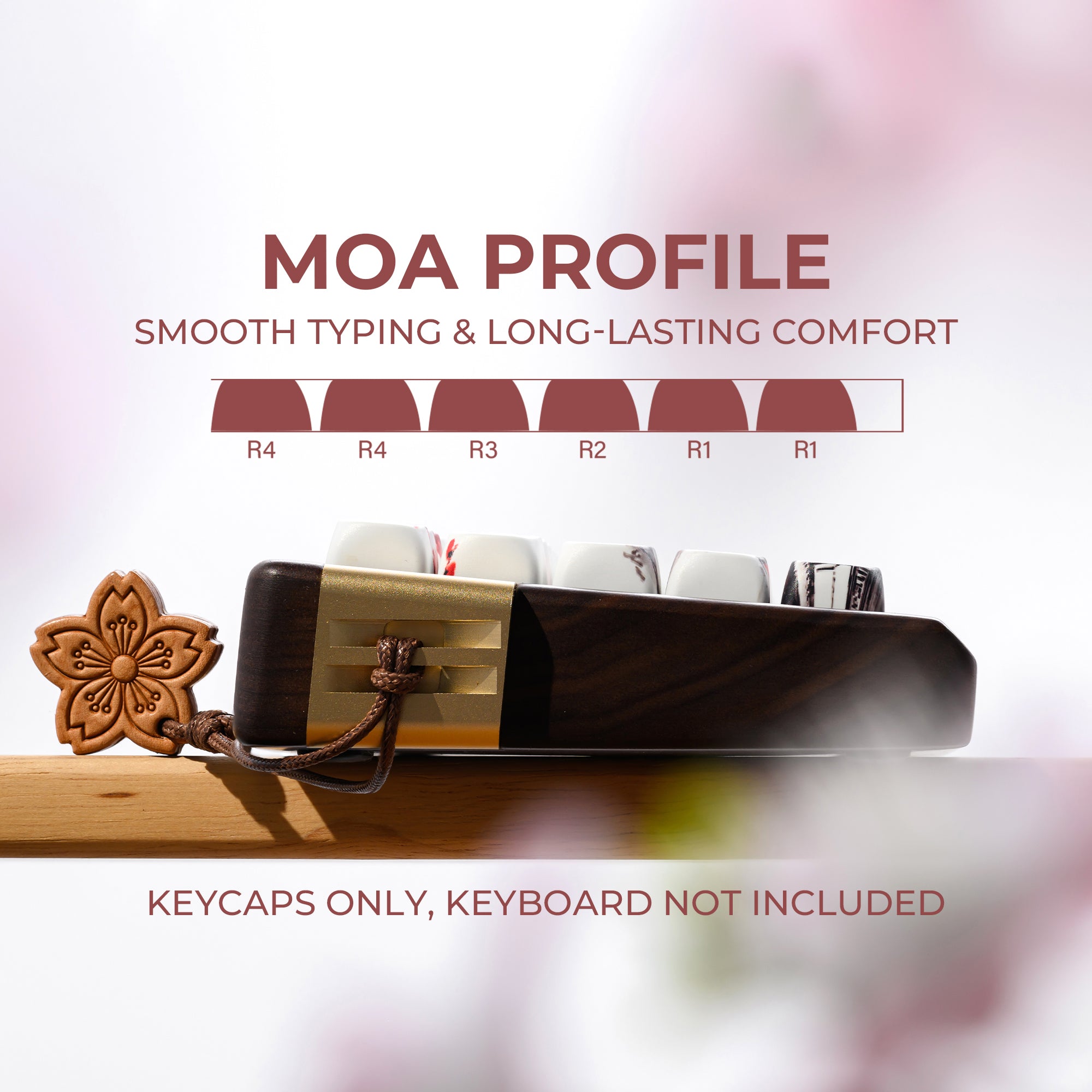 Mono MOA Shine-Through PBT Keycap | XVX Keyboard