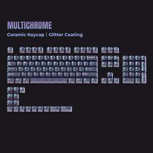 XVX Multichrome Glitter Ceramic Cherry Profile 120-Key Full Keycap Set