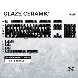 XVX Glaze Ceramic Cherry Profile 120-Key Full Keycap Set