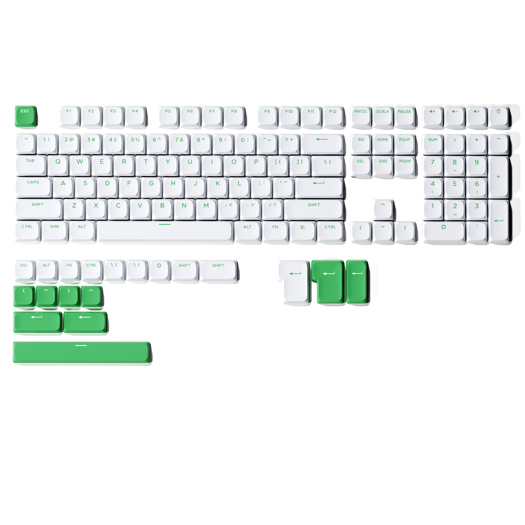 XVX Skyline R2 - Low Profile PBT Double-Shot Keycap Set xvxchannel
