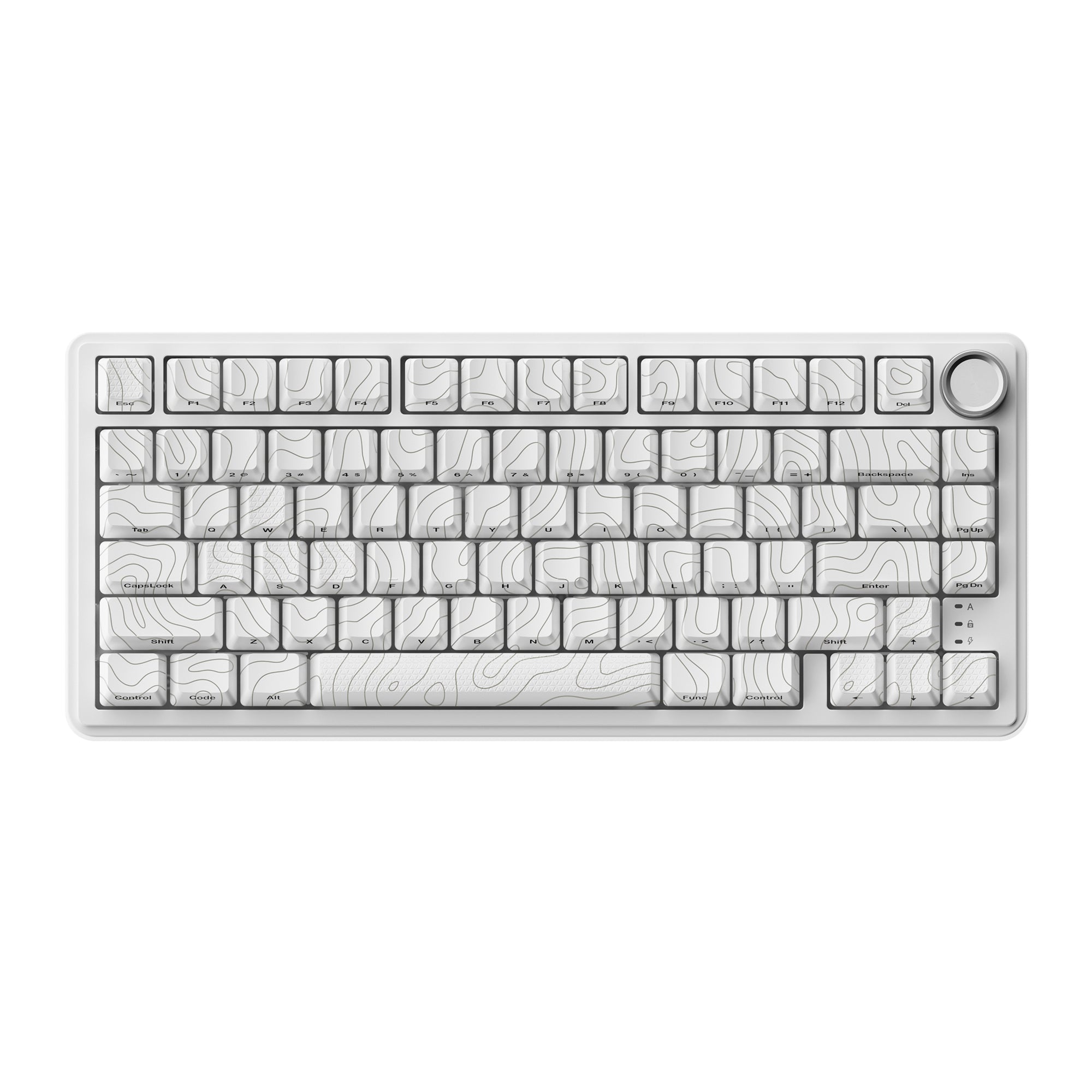 XVX M75 Lumina 75% Tri-Mode RGB Mechanical Keyboard with Knob XVX Keyboard Channel
