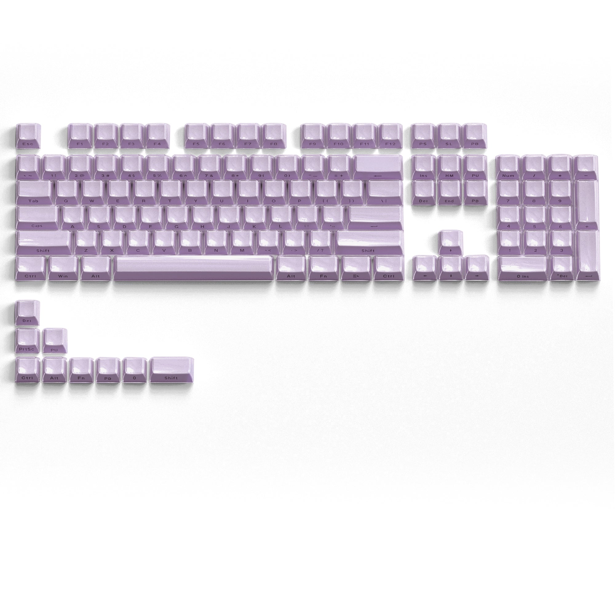 XVX Jelly Side-Printed Translucent Double-Shot OEM Profile 113-Key Keycap Set XVX Keyboard Channel