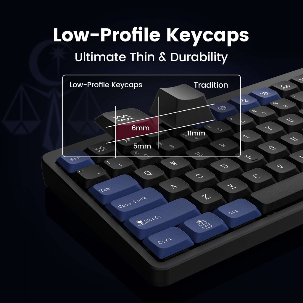 XVX Constellation Low Profile PBT Dye-Sub Keycap (132-Key) - xvxchannel