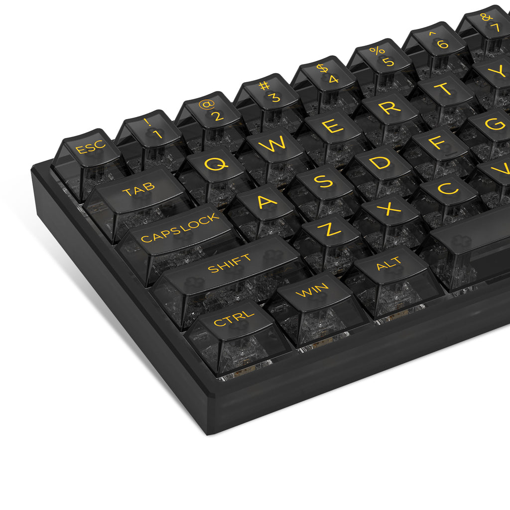 XVX Clear Translucent Cherry Profile Keycap Full Set (140-Key 2 Colors) - xvxchannel