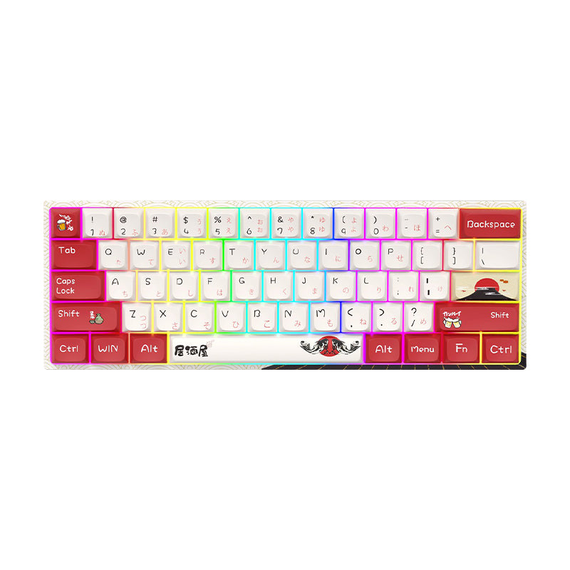 XVX M61 Izakaya Themed Wired/Wireless Mechanical Keyboard - xvxchannel