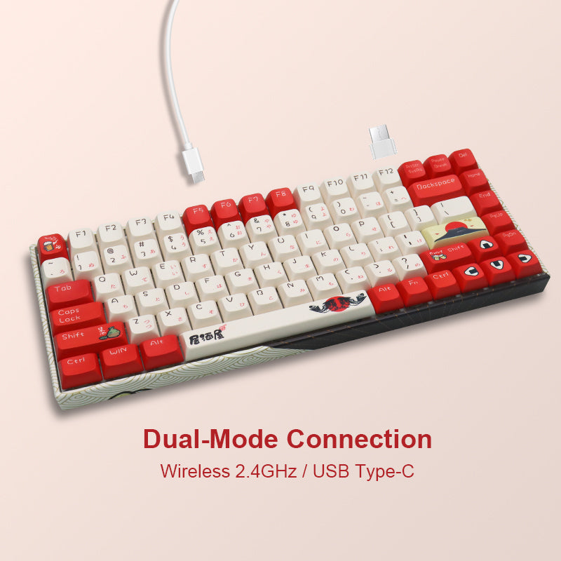 XVX M84 Izakaya Themed 84 Keys Hot-Swappable Mechanical Keyboard - xvxchannel